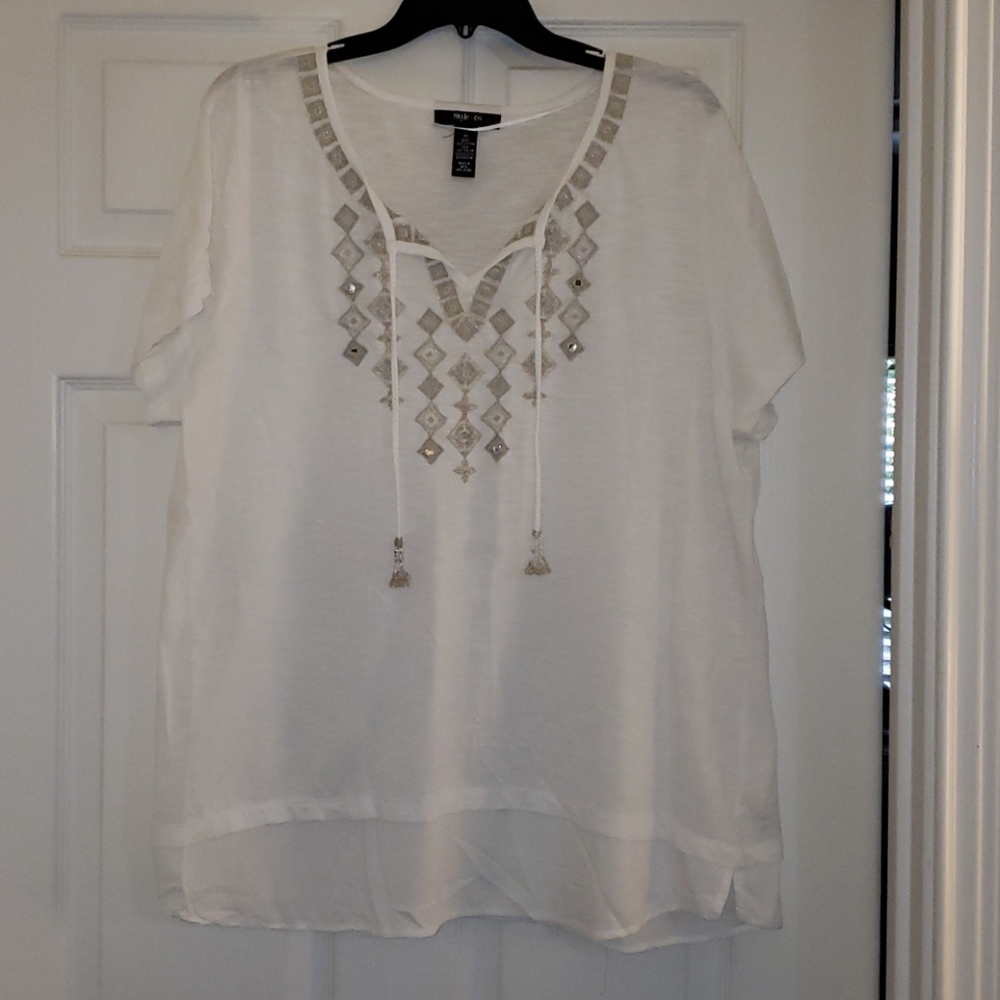 Style & Co XL T-Shirt with Embellishments
